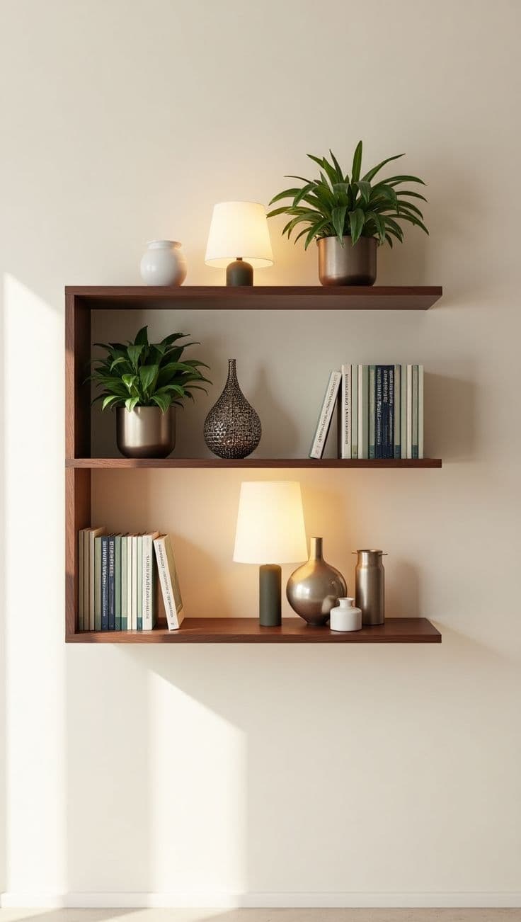 رف حائط 70*70 سم