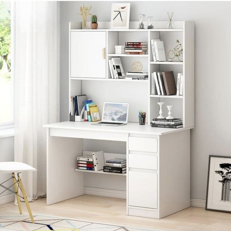 مكتب مونتانا 140 مع مكتبة متعددة الاستخدامات